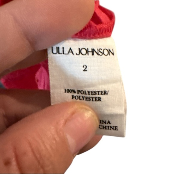 Like New - Ulla Johnson Orla Crinkled Midi Dress - Size 2 - Picture 9 of 9